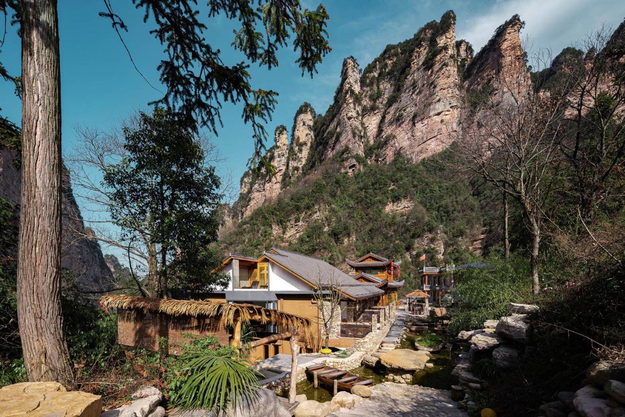雾里观阵山 Foggy Valley Zhangjiajie Exteriör bild